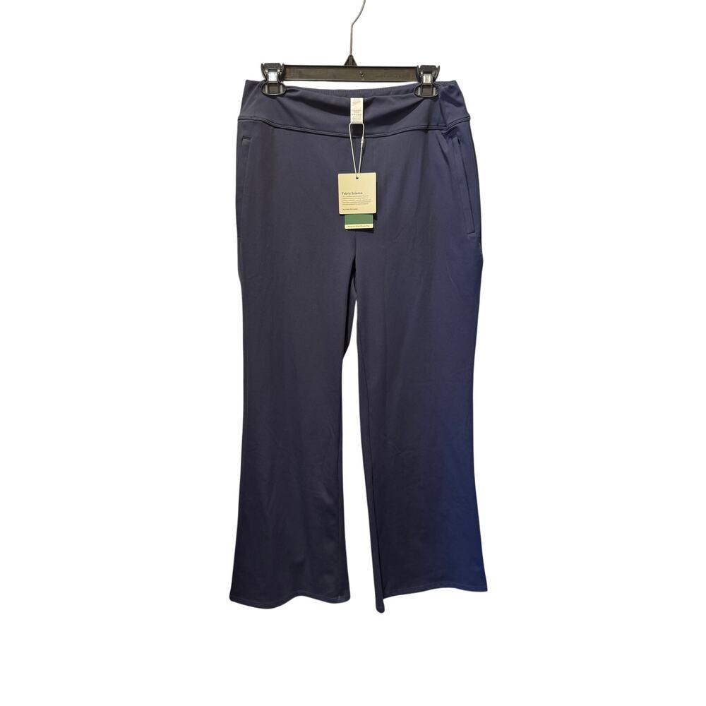NWT Halara Flex DayStretch Mid Rise Side Zipper Pocket Work Flare Pants Size LP